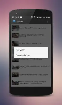 XVideo android App screenshot 1